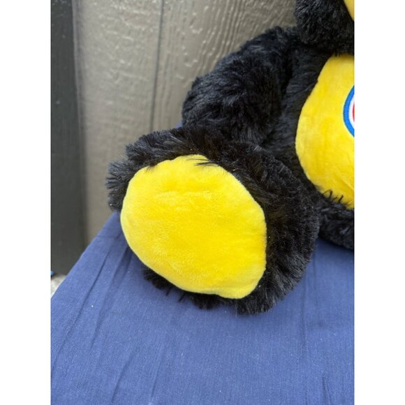 Dave & Busters Black & Yellow Plush Teddy Bear 19" Soft Stuffed Animal Toy Logo - Picture 4 of 10